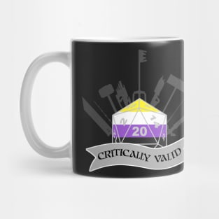 Critically Valid: Nonbinary Pride Mug